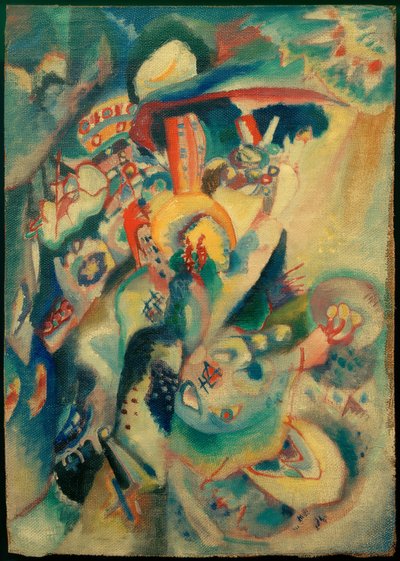 Moskau II von Wassily Kandinsky